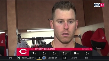 Anthony DeSclafani felt good on the mound against Arizona