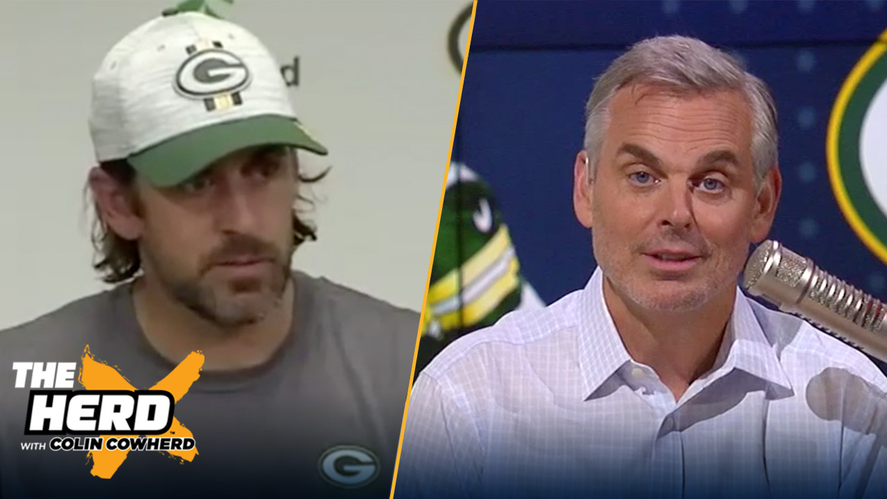 Colin Cowherd disagrees with Aaron Rodgers calling out the media I THE HERD