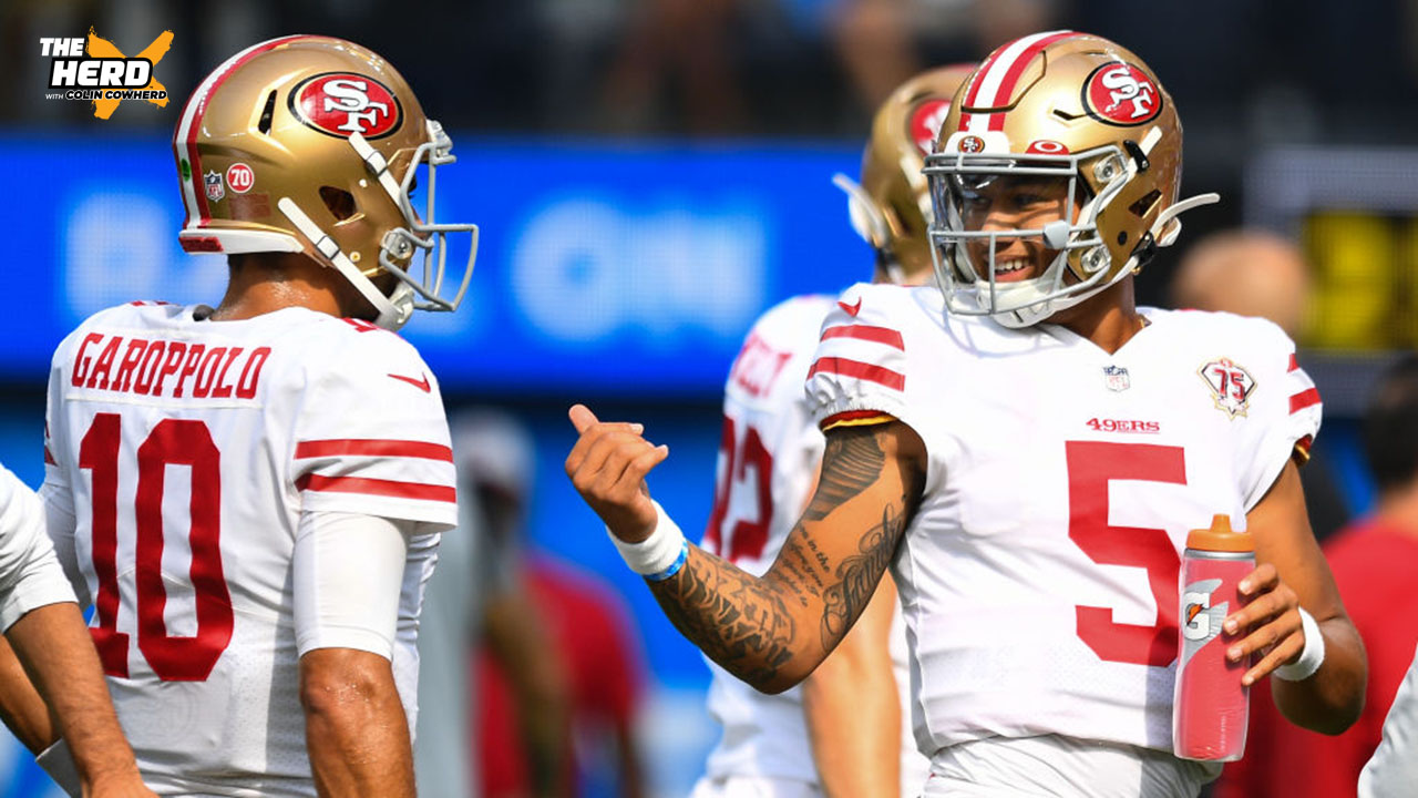 49ers' George Kittle on Jimmy G’s leadership and what he sees from Trey Lance I THE HERD