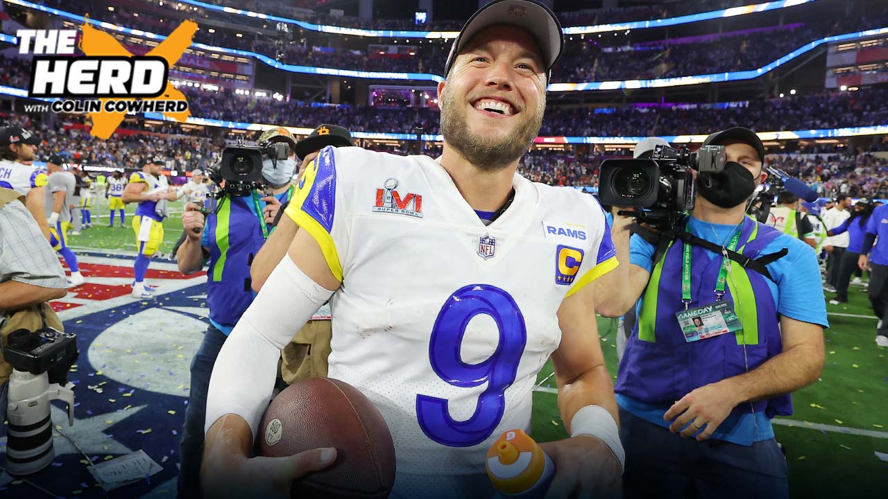 Colin Cowherd weighs Matt Stafford against Aaron Rodgers: 'No drama, never a bailer, always a baller' I THE HERD