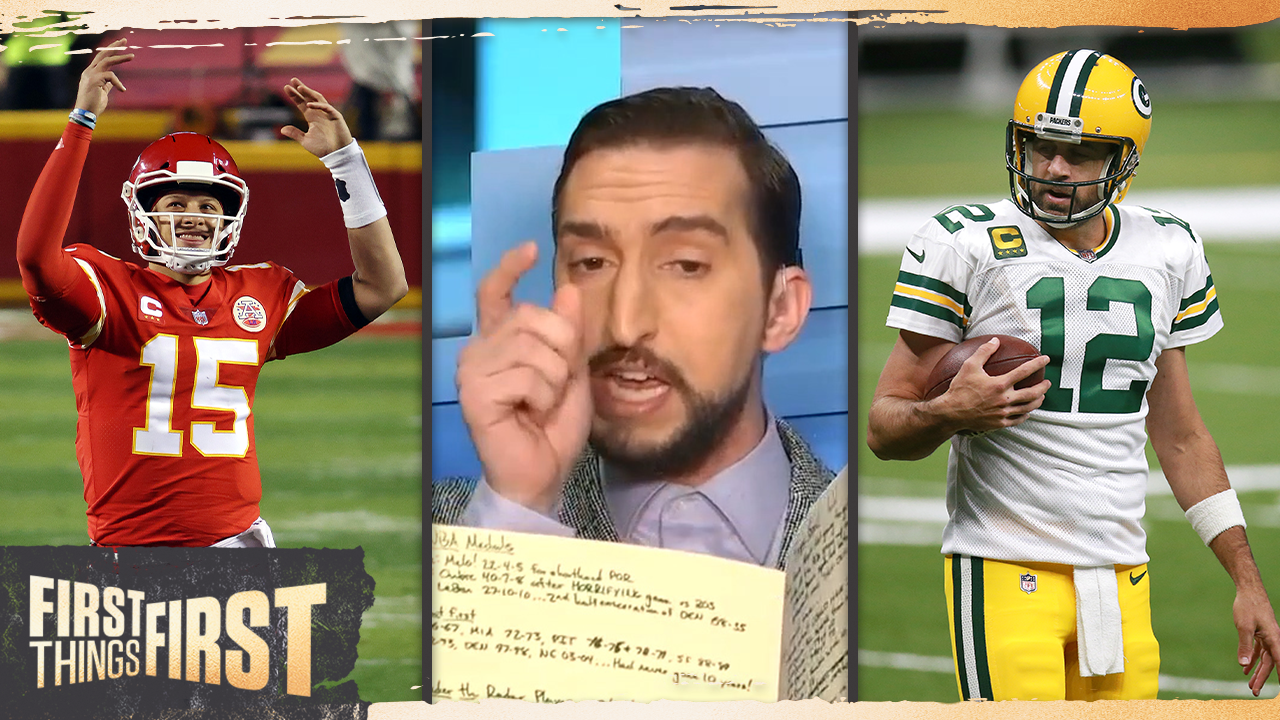 Nick Wright: Aaron Rodgers winning NFL MVP will fuel Patrick Mahomes' fire to win Super Bowl | FIRST THINGS FIRST