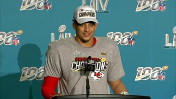 Patrick Mahomes: 'The guys believed in me' | FULL PRESS CONFERENCE