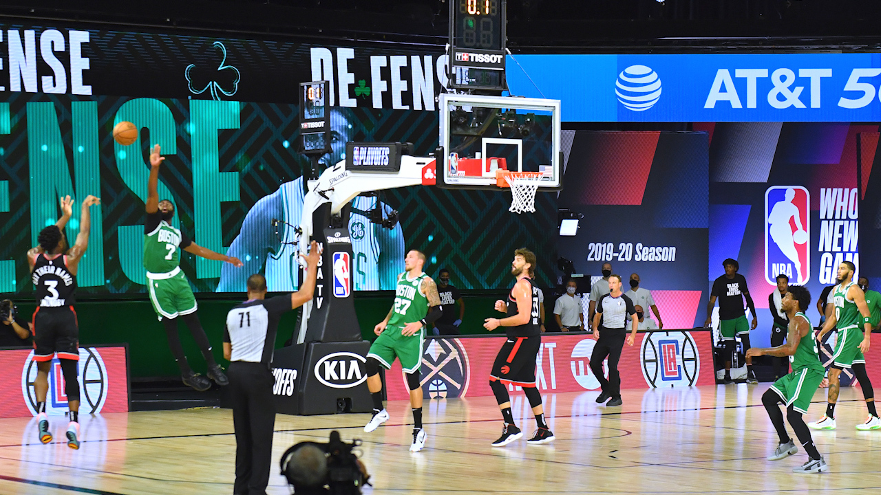 Nick Wright reacts to Toronto Raptors buzzer beater to beat Celtics in Semis Game 3 | FIRST THINGS FIRST