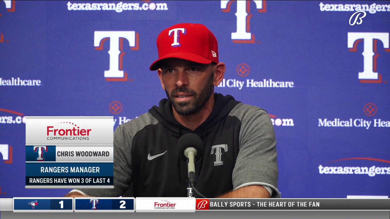 Chris Woodward on Kyle Gibson: "He looked like the #1 today" | Rangers Live