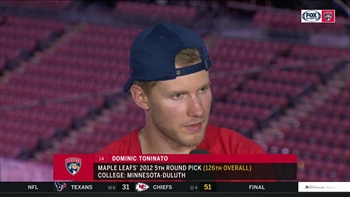 Dominic Toninato talks Panthers' dominant performance against Maple Leafs