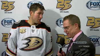 Nick Ritchie talks about his two goals, capping off the Moms trip with back-to-back wins