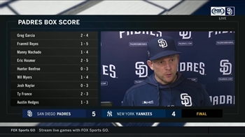 Padres manager Andy Green discusses Lauer, Hosmer, & bullpen usage after 5-4 win