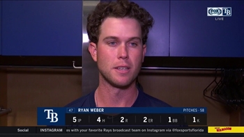 Ryan Weber talks about his approach from Wednesday's game
