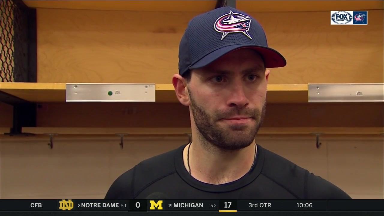 Boone Jenner talks about the Blue Jackets' third period break down
