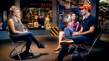 Joey and Brittany Logano give back to the community I NASCAR RACEDAY