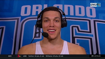 Aaron Gordon recaps his standout performance against Cavaliers