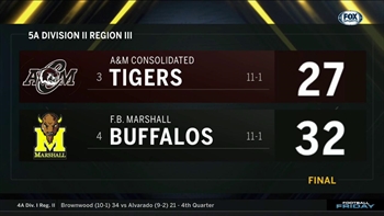 FB Marshall Survives past A&M Consolidated | Football Friday