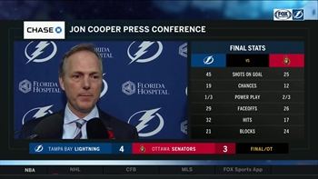 Jon Cooper on Mathieu Joseph's first NHL goal, Lightning's OT game-winner