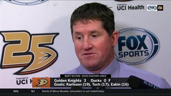 Ducks assistant Marty Wilford: Ducks are 'doing a lot of the right things' despite recent losing skid