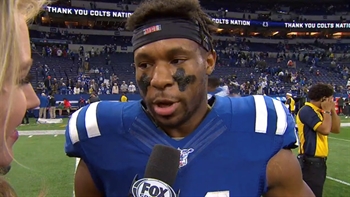 Nyheim Hines on  having two punt return TDs: "It was the other 10 guys out there, I just made two guys miss"