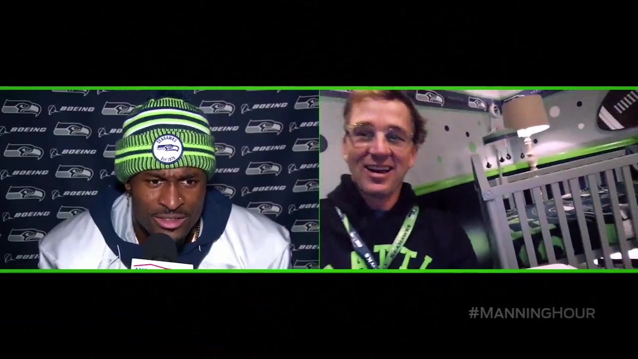 DK Metcalf discusses his breakout season on Week 9 of The Manning Hour