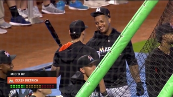 Mic'd Up: Derek Dietrich tries to find some teammates willing to chat