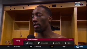 Bam Adebayo recaps how Heat topped Chicago to pick up their 5th straight win