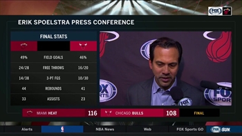 Erik Spoelstra discusses win in Chicago, previews Saturday's showdown in Philadelphia