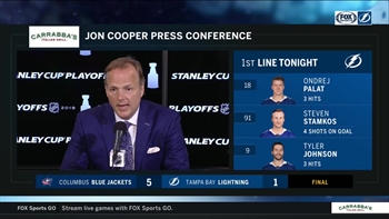 Lightning coach Jon Cooper on going down 2-0 to Columbus
