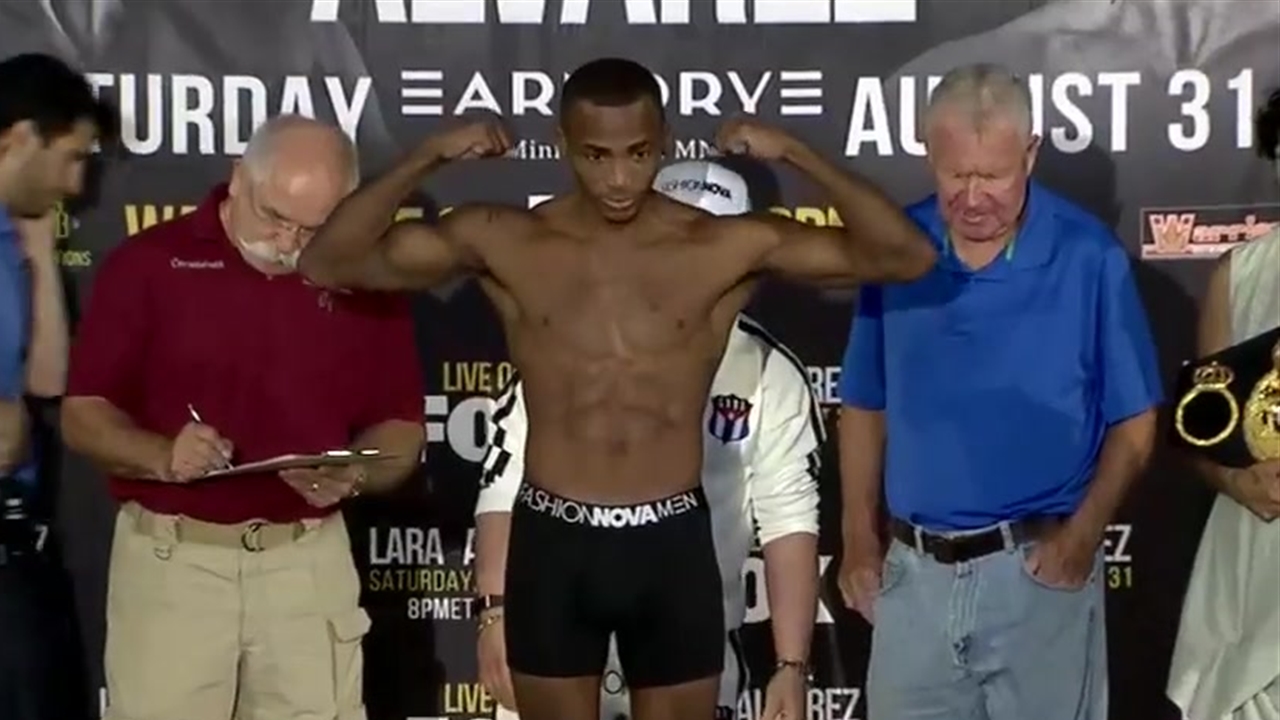 PBC on FOX fight night weigh-ins Lara vs Alvarez from Minneapolis, MN