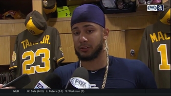 Fernando Tatis Jr. on his big all-around night