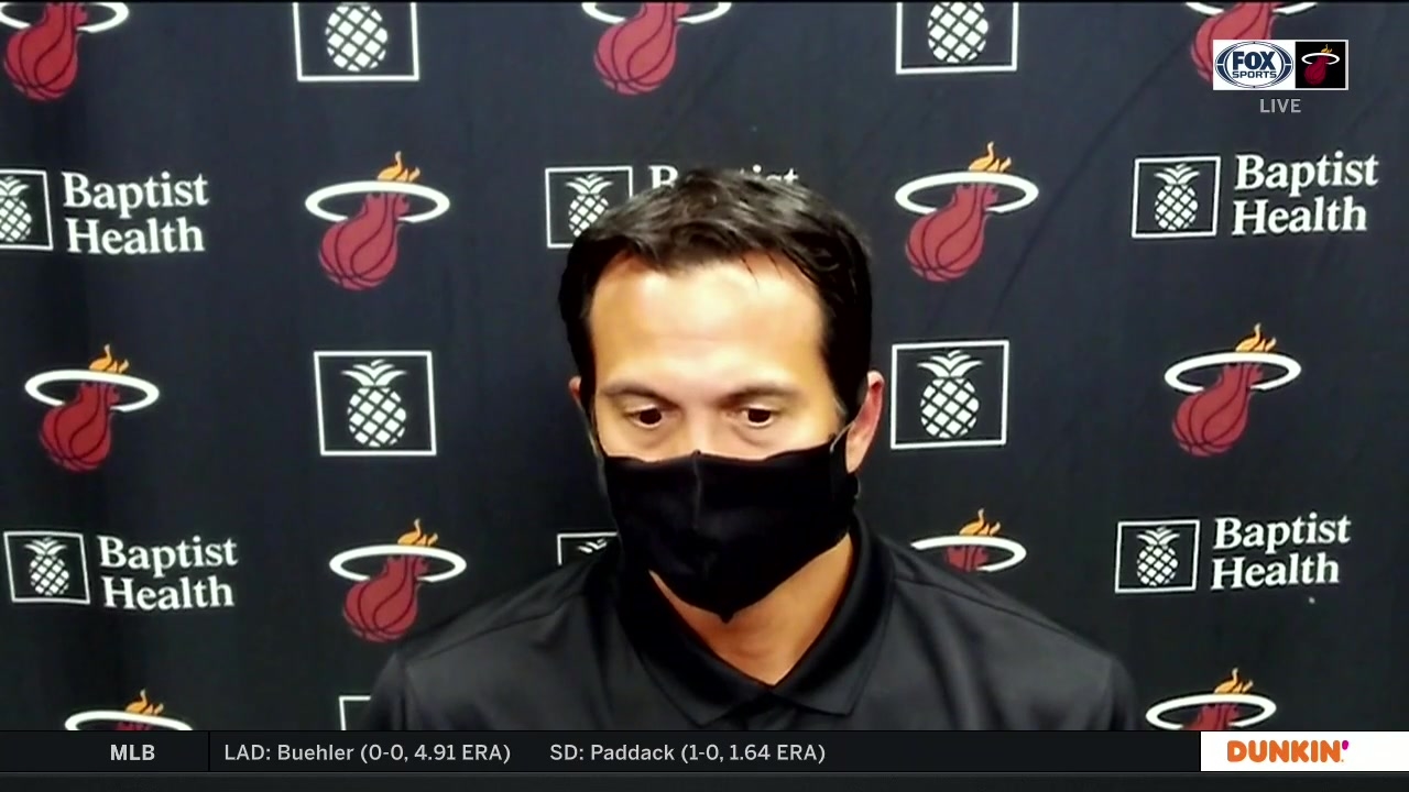 Heat coach Erik Spoelstra breaks down loss to Raptors
