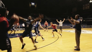 Get a behind-the-scenes look at the intensity of a Butler Bulldogs practice