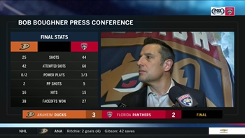 Bob Boughner reflects on Panthers  recent losses