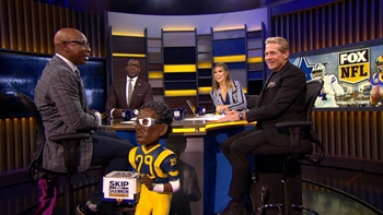 Eric Dickerson surprises Skip Bayless with a 'Mini ED' before the Rams vs Cowboys playoff showdown