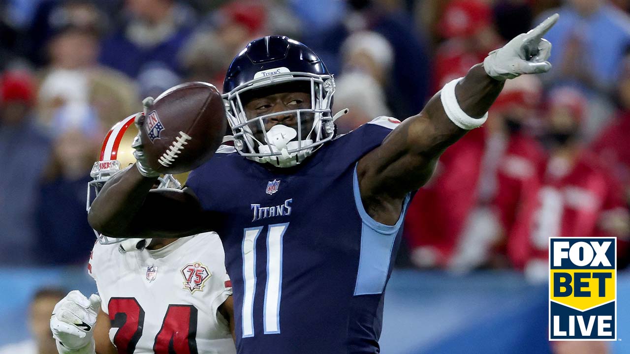 A.J. Brown is the key' — Geoff Schwartz on why you should bet on the Titans  to cover vs. the Bengals I Fox Bet Live