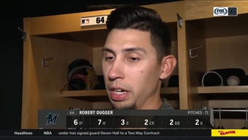 Robert Dugger recaps his start after the Marlins' walk-off loss in Pittsburgh