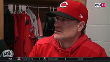 Reds skipper David Bell on extra-innings win in San Diegoe