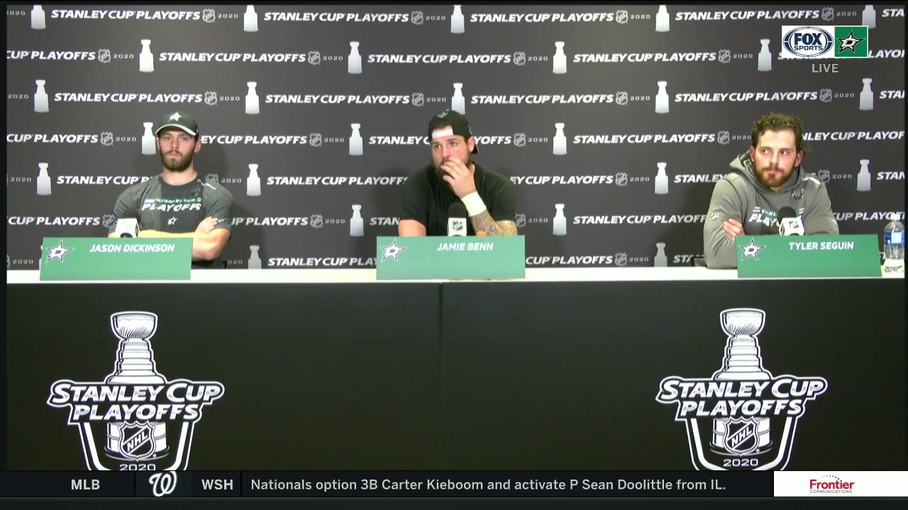 Jamie Benn on Wild 3rd Period vs Avs | Stars Live