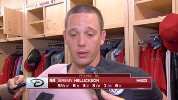 Hellickson battled Dodgers, takes no-decision