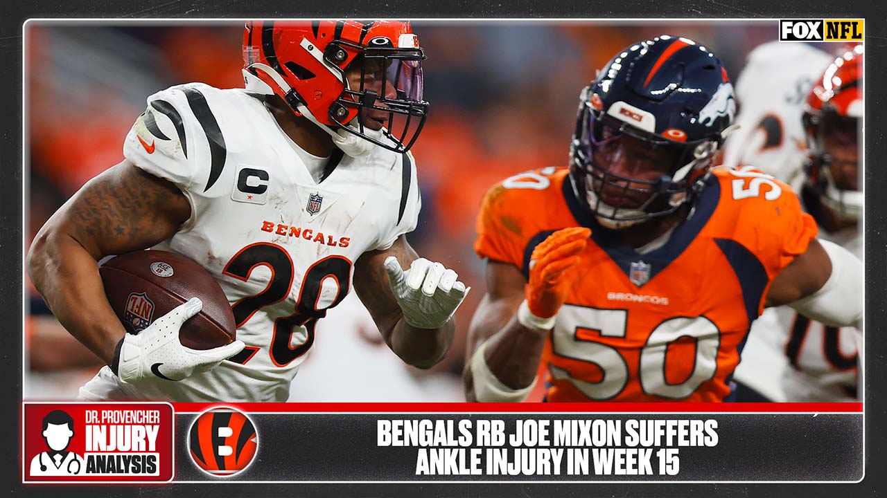 Bengals RB Joe Mixon week-to-week with ankle sprain