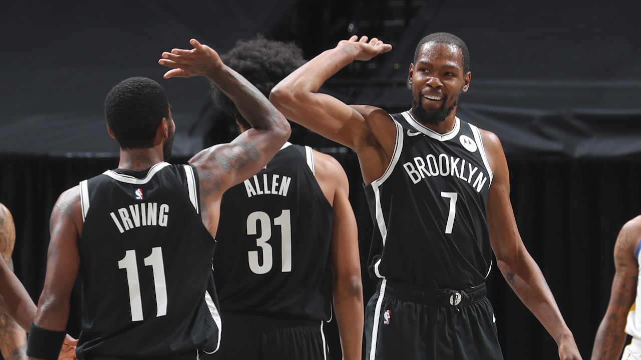 Chris Broussard: KD is brushing off the rust; Kyrie's playing like one of best in the world | FIRST THINGS FIRST