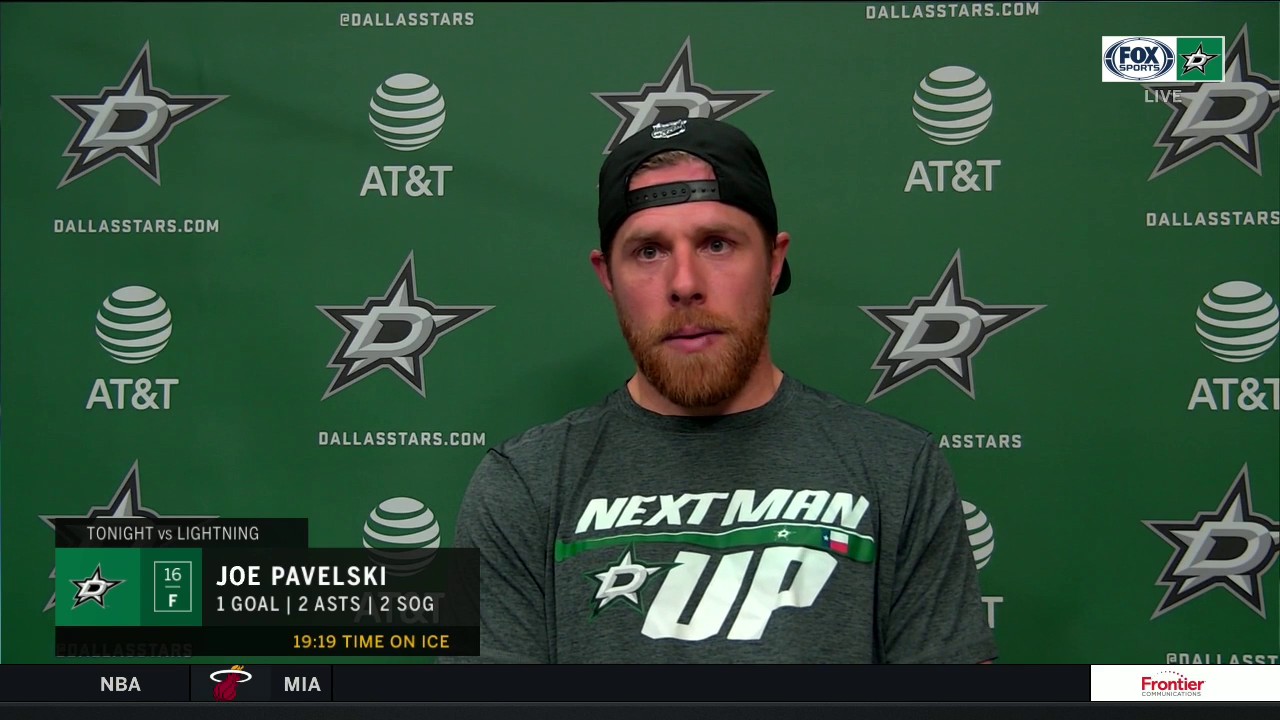 Pavelski: 'It just about making plays and making smart reads'