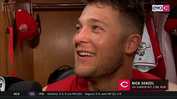 Nick Senzel describes 'really special' MLB debut in Cincinnati