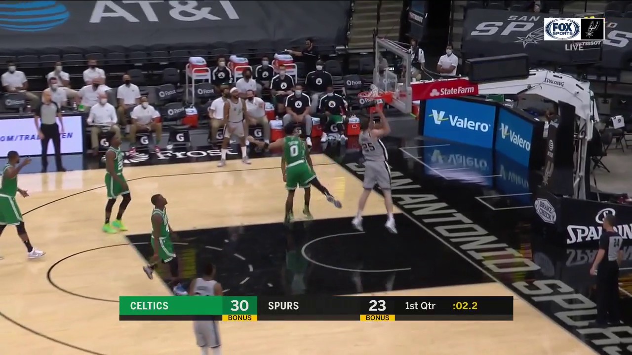 HIGHLIGHTS: Rudy Gay finds Jakob Poeltl for the Dunk