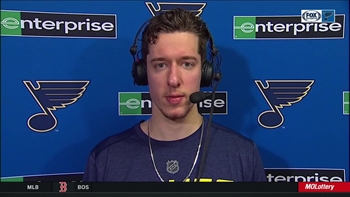 Binnington on Blues' comeback against Flames: 'That's a big character win'