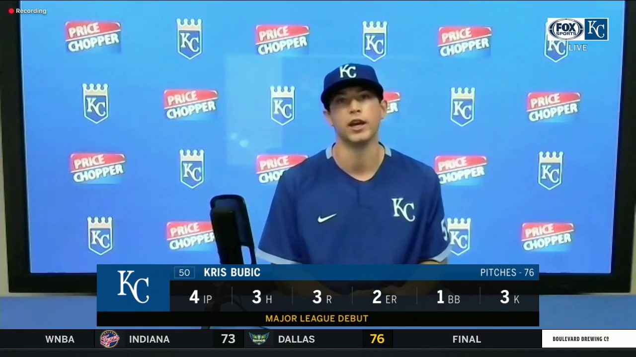 Kris Bubic says MLB debut was 'overall just a positive experience'