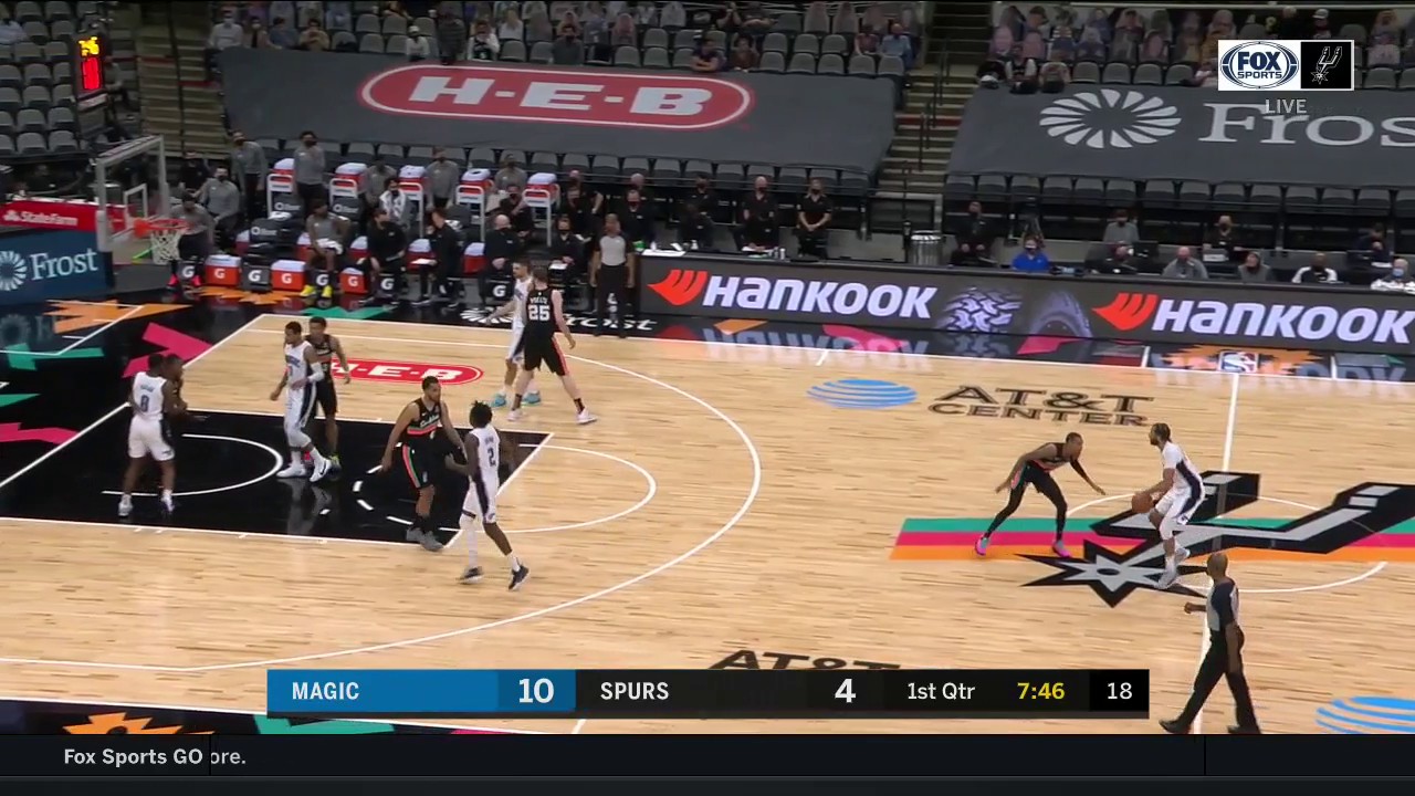 HIGHLIGHTS: Keldon Johnson says 'Welcome Back Fans'