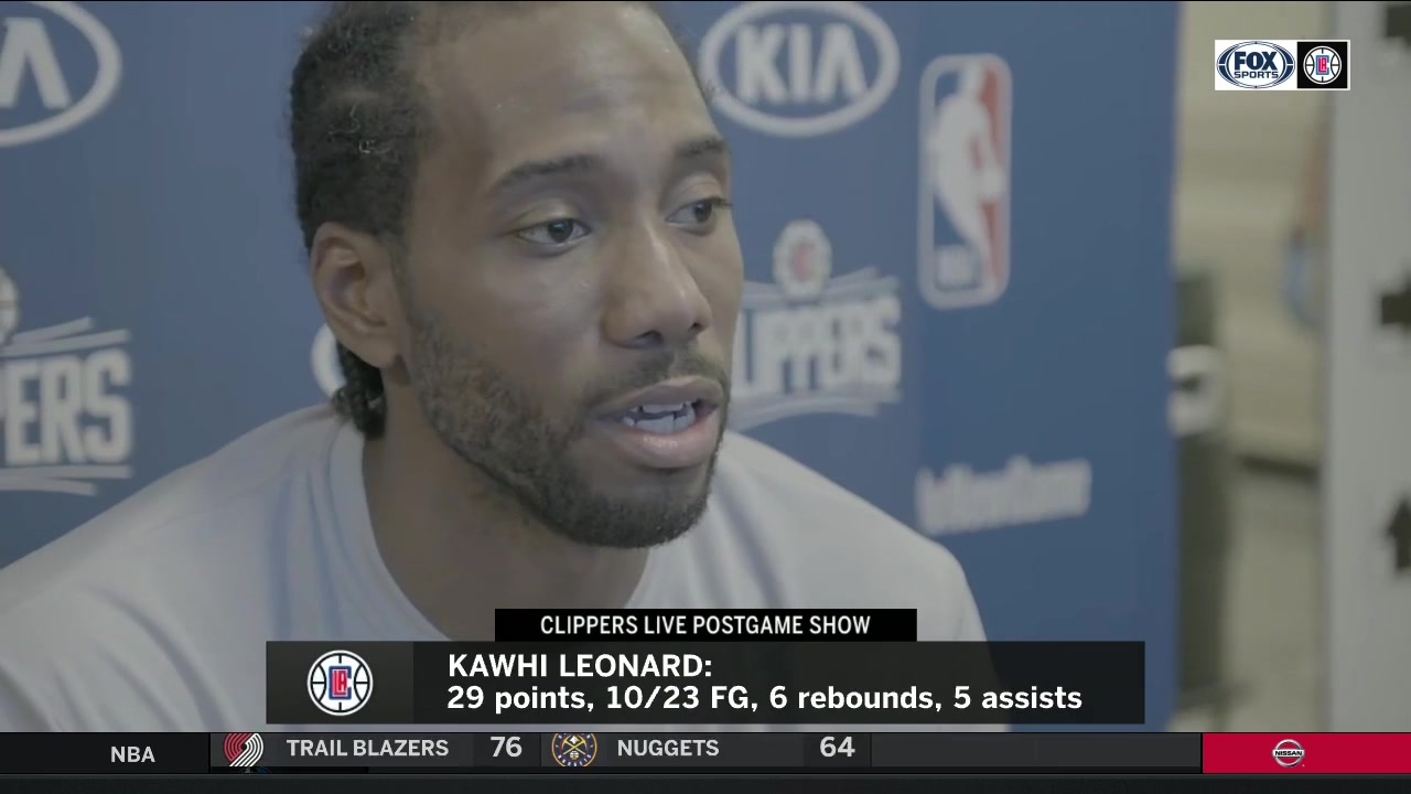 Kawhi Leonard: 'It's lock-in time'
