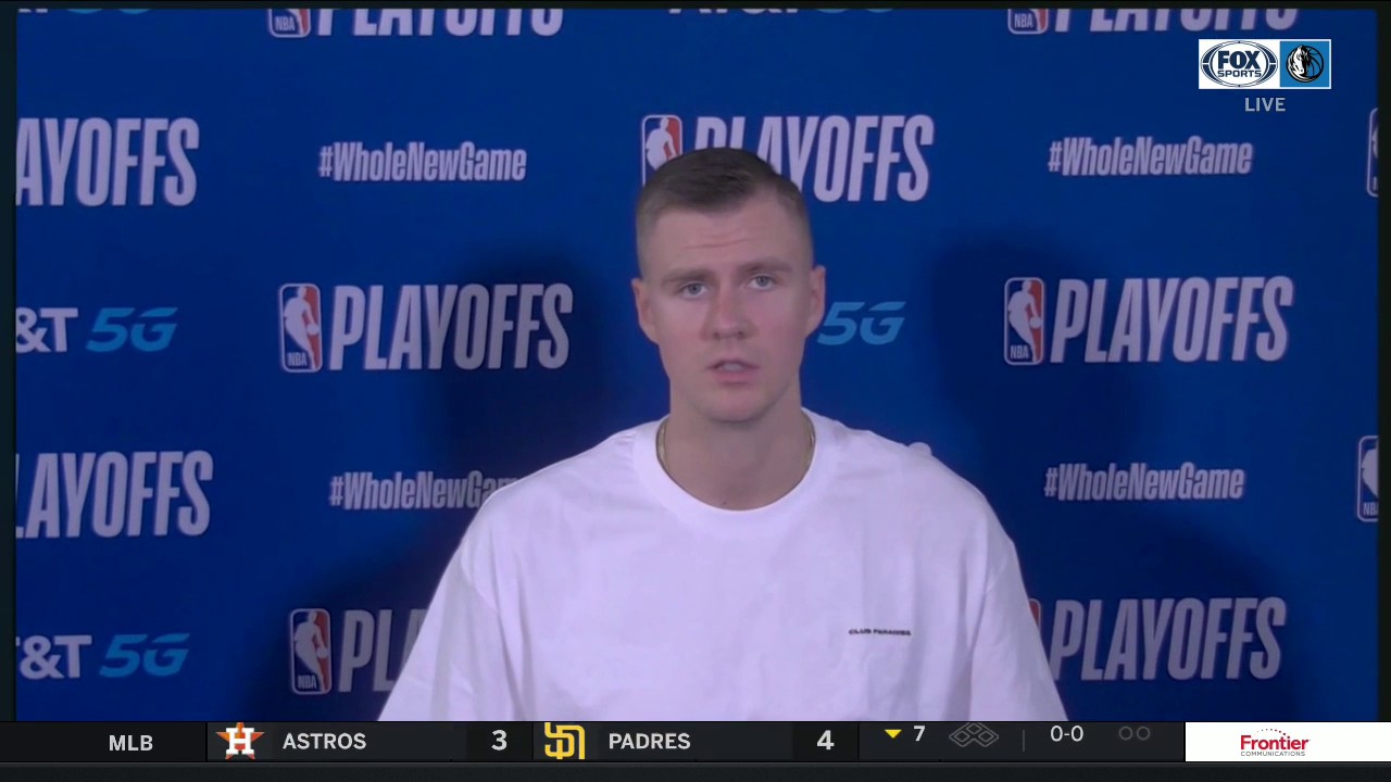 Kristaps Porzingis on Game 3 Loss: 'I was in a pretty good rythym'