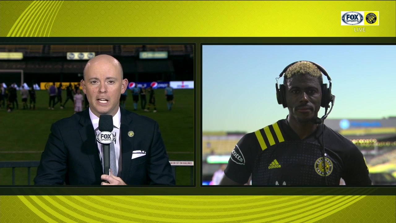 Gyasi Zardes says he's happy to get back on the score sheet.