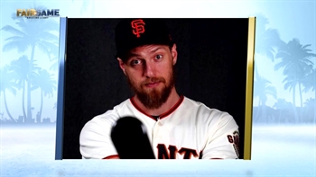 Hunter Pence Was Featured on √¢‚Ç¨≈ìFuller House√¢‚Ç¨¬ù with Jodie Sweetin at Dodgers-Giants Game