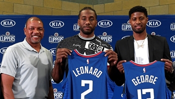 Shannon Sharpe reacts to Doc Rivers' comments on Kawhi-Paul George signings