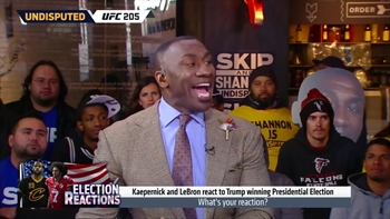 LeBron James and Kaepernick had very different reactions to Trump winning | UNDISPUTED