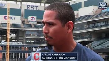 Carlos Carrasco on the mentality as a starter and as a reliever